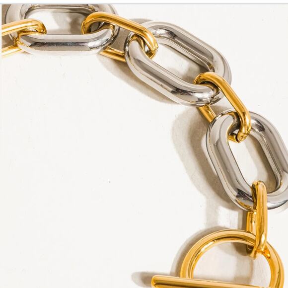 Lanni 18K Gold Non-Tarnish Multi Chain Bracelet - Picture 2 of 3
